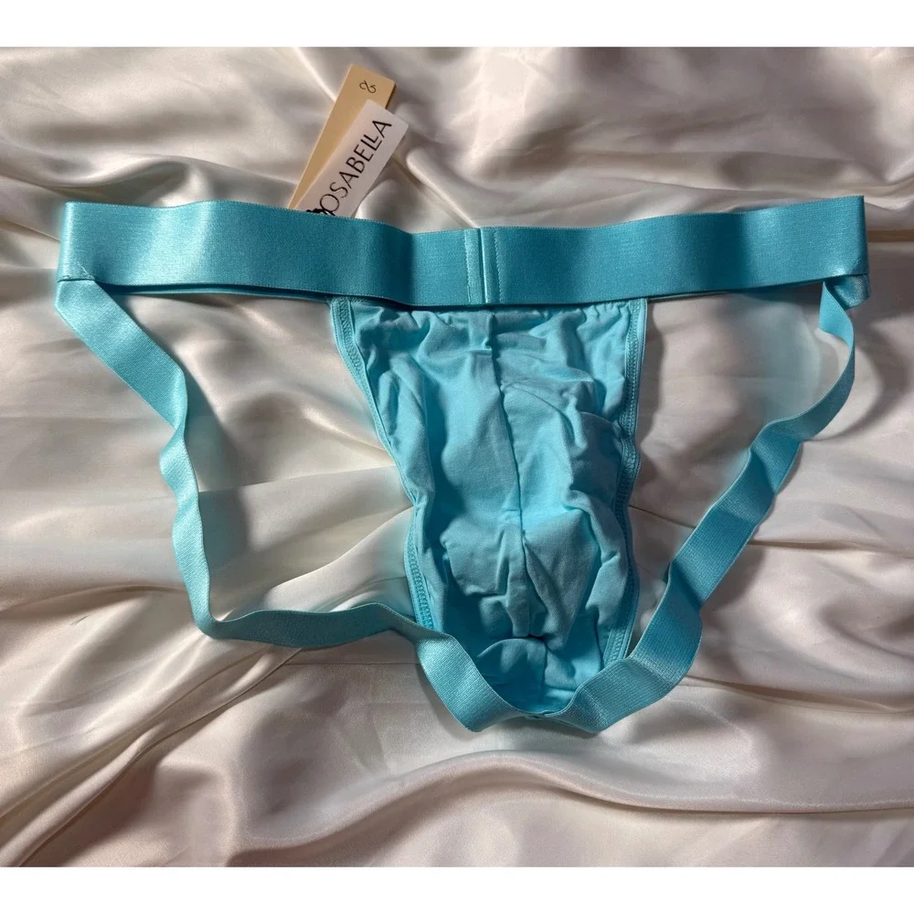 Cosabella‎ Men's Andaman Sea Lace Jockstrap Bold Sexy Statement Underwear M